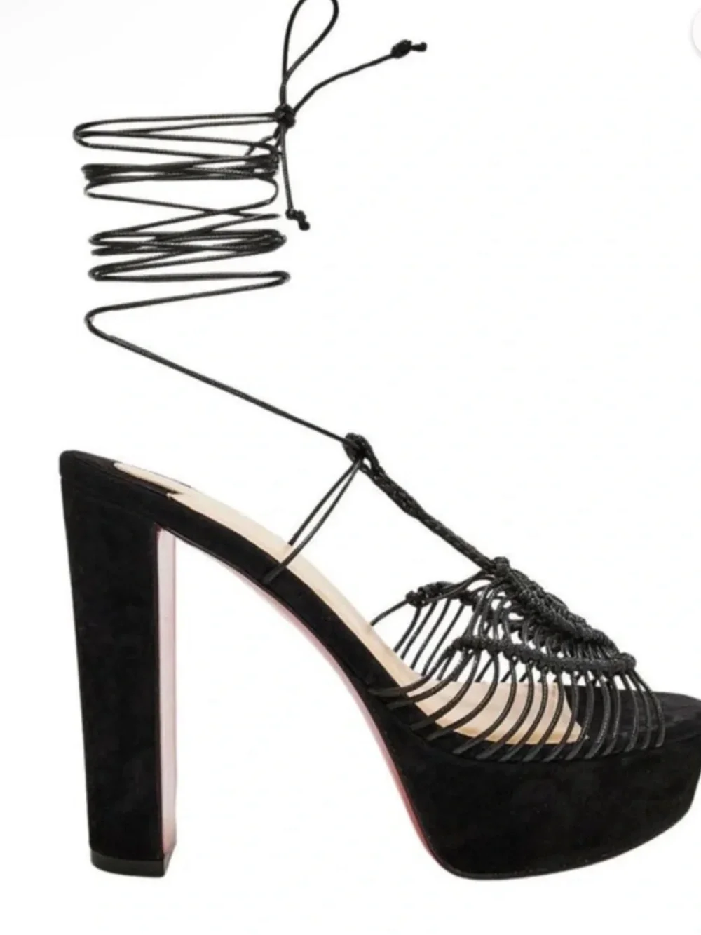 NWOT Christian Louboutin Janis Alta Platform Espadrilles